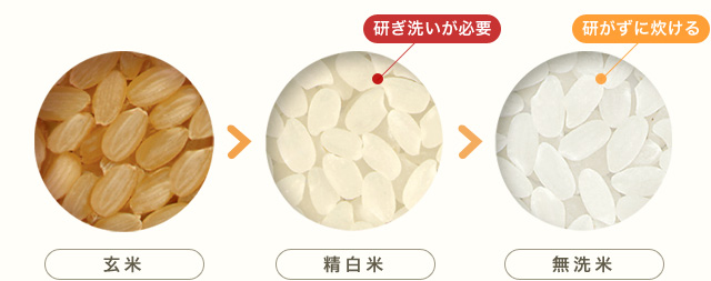 玄米・白米・無洗米:写真